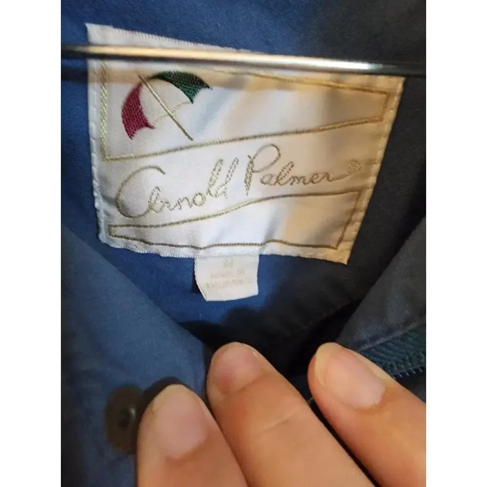 Men's Vintage Arnold Palmer Bomber Jacket M - Picture 3 of 5